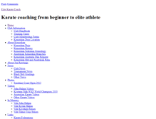 Tablet Screenshot of elitekaratecoach.com